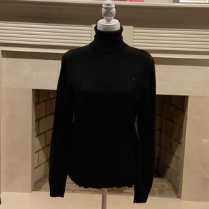 RALPH LAUREN Black L/S Turtle Neck Sweater. New.